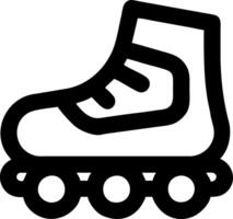 Roller Skate for Design and Recreation Projects vector