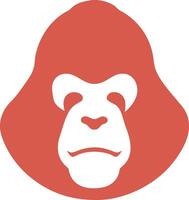 Vibrant Gorilla Silhouette Art for Design and Decoration vector