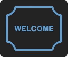 Welcome Sign Illustration for Greeting Cards and Posters vector