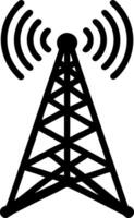 Wireless Communication Tower for Digital Connectivity Concepts vector