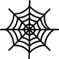 Macro close up of a dew covered spider web in morning light with copy space vector
