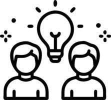 Kids Brainstorming with Creative Maps vector