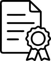 Glossy background with a business contract and a golden seal vector