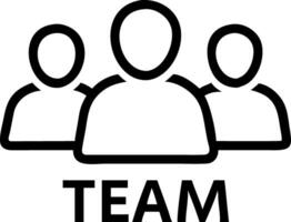 Modern team collaborating in open office with soft abstract background and copy space vector