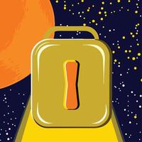 Cosmic Portal A Journey Through Space vector