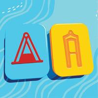 Abstract Shapes Triangular and Rectangular Designs vector