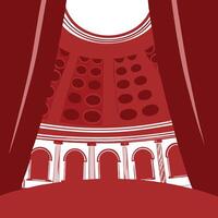 Classical Architecture Dome, Columns, and Arches vector