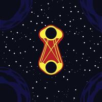 Cosmic Gate Abstract Space Design vector