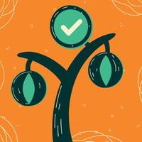 Achieving Goals A Visual Representation of Success vector