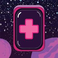 Cosmic Plus A Space-Age Medical Interface vector