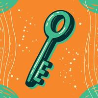 Unlocking Potential A Key to Success vector