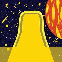 Cosmic Gateway A Journey Through Space vector