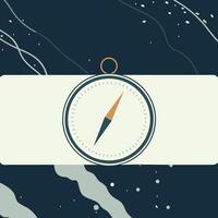 Finding Your Way A Compass Guide to Navigation vector