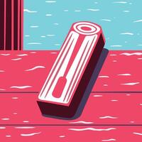 Paddle in a Case by the Water vector
