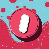 Abstract Background Design Red, Pink, and Blue vector