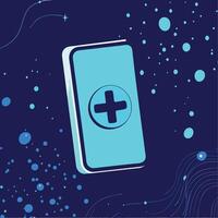 Mobile Health App Healthcare Access on the Go vector