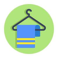 Modern design icon of towel rack vector