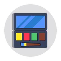 Modern design icon of eyeshadow kit vector