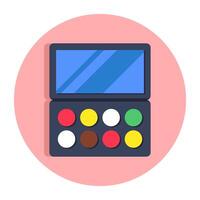 Modern design icon of eyeshadow kit vector