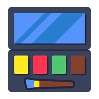 Modern design icon of eyeshadow kit vector