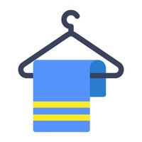 Modern design icon of towel rack vector