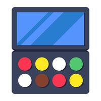Modern design icon of eyeshadow kit vector