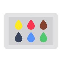 Modern design icon of eyeshadow kit vector