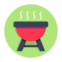 A beautiful design icon of barbeque vector