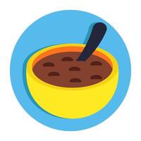 Modern design icon of soup vector