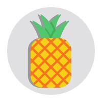 Creative design icon of pineapple vector