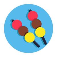 Modern design icon of kabab vector
