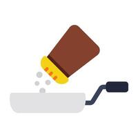 A beautiful design icon of frypan vector
