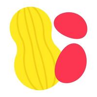 Modern design icon of peanut vector