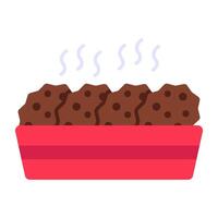 Perfect design icon of brownies vector