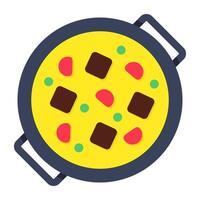 A trendy design icon of curry vector