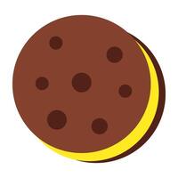 Modern design icon of biscuit vector