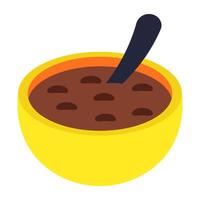 Modern design icon of soup vector