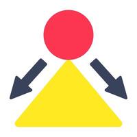 Perfect design icon of potential energy vector