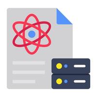 A beautiful design icon of data science vector