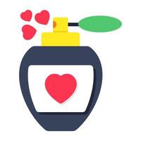 A unique design icon of perfume vector