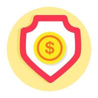 Perfect design icon of dollar security vector