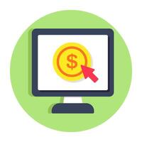 Perfect design icon of pay per click vector