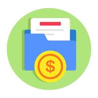 Perfect design icon of business folder vector