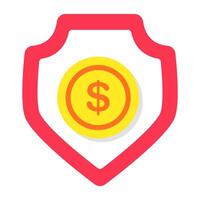 Perfect design icon of dollar security vector