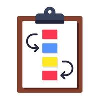 An icon design of hierarchy vector
