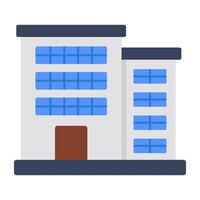 A beautiful design icon of building vector