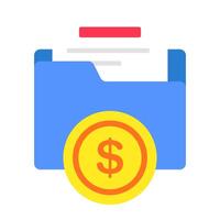 Perfect design icon of business folder vector