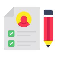 Creative design icon of cv vector