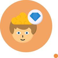 Quality Flat Long Shadow Style Icon vector