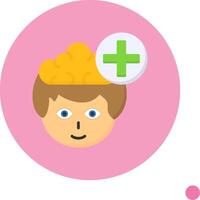 Add Flat Long Shadow Style Icon vector